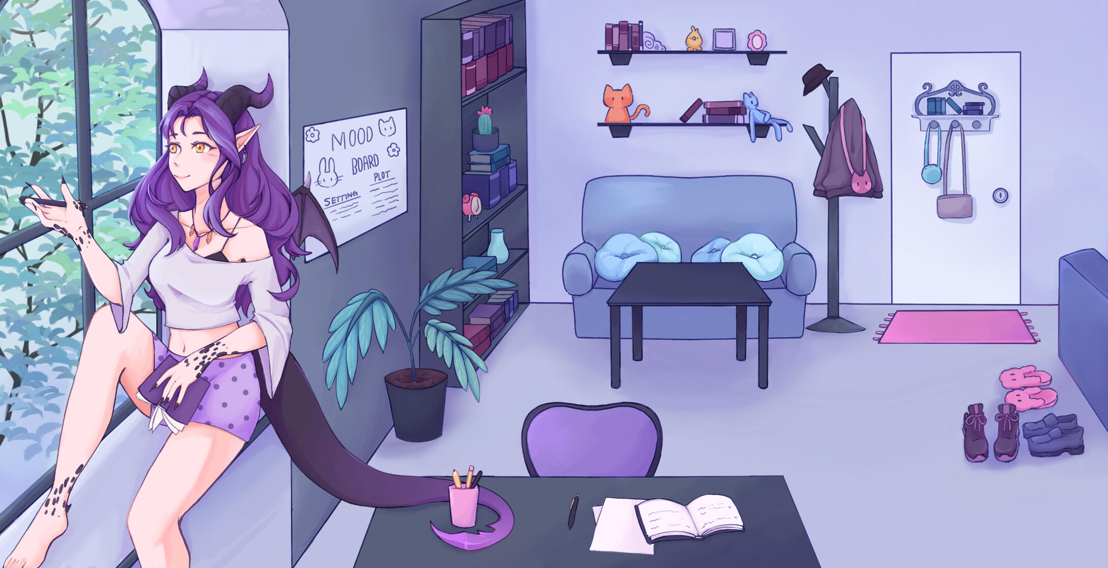 "Writing by the Window" (midor_EEEE)